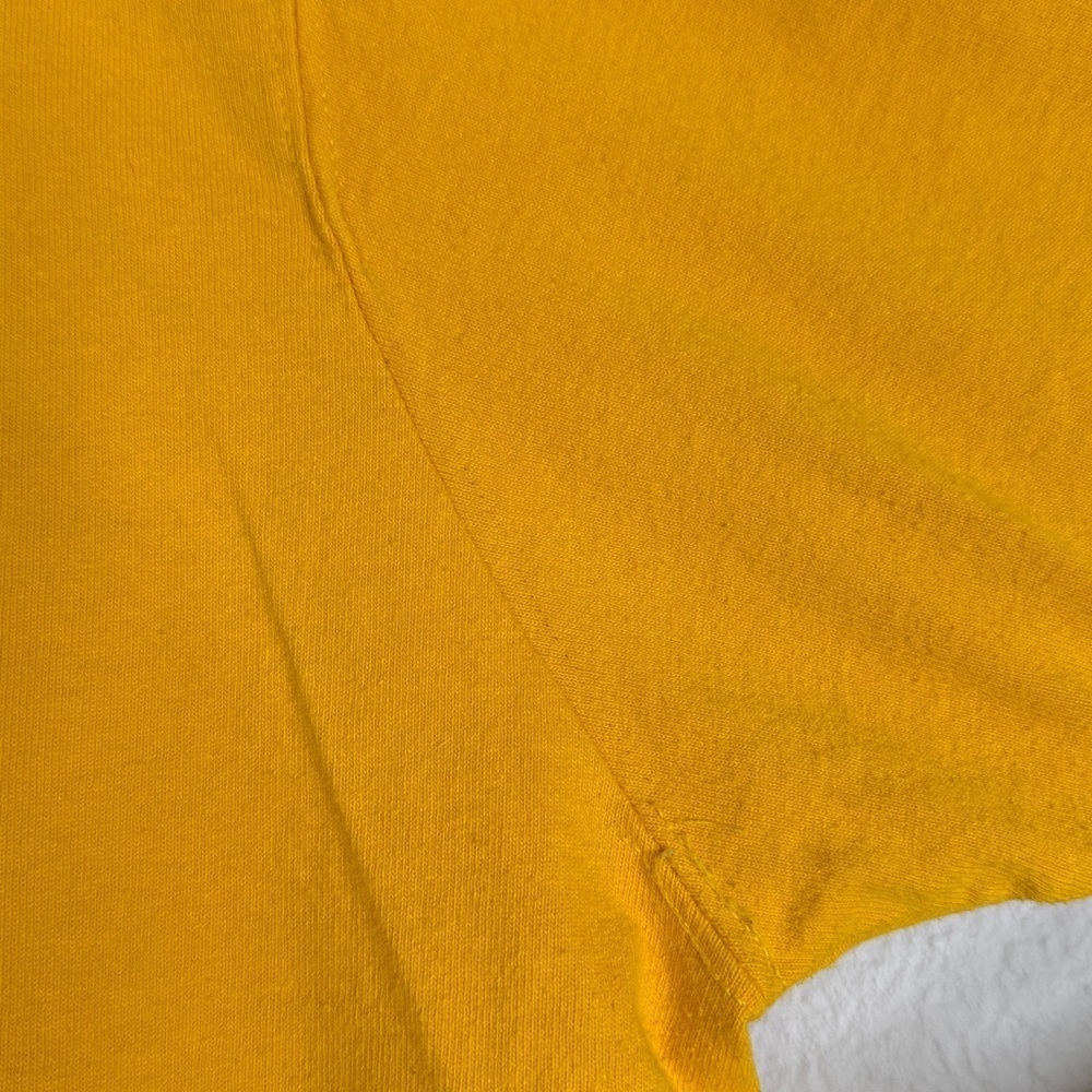 Vintage Champion short sleeve T-shirt men’s XL yellow - Picture 6 of 6